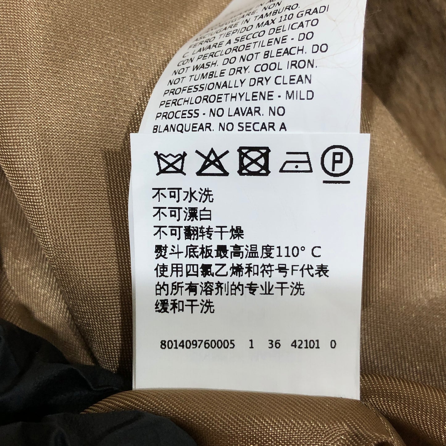 Intrend Brown Wool Belted Wrap Long Coat Size 0