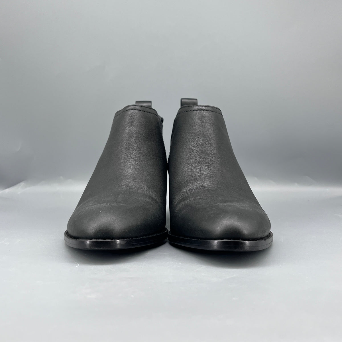 Alexander Wang Black Leather Chelsea Ankle Boots size 37