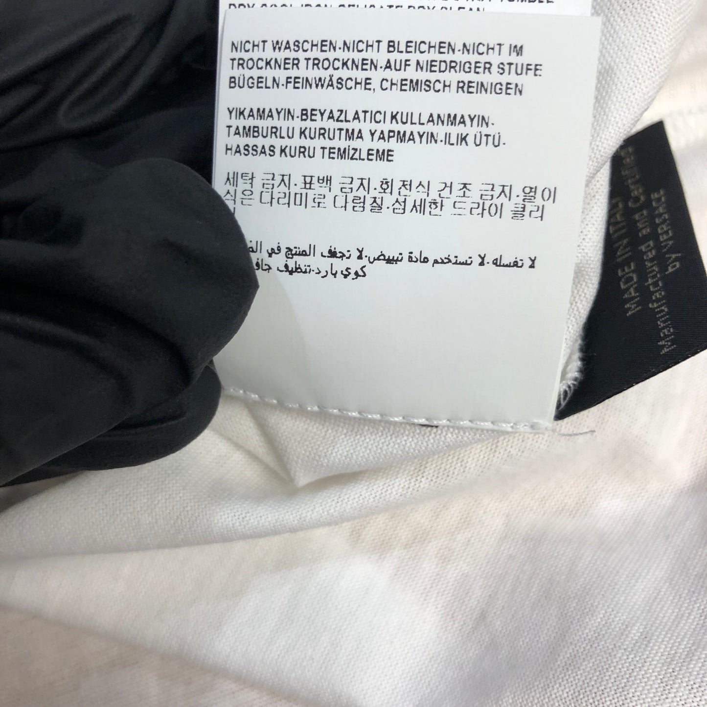 Versace White Logo Print T-Shirt