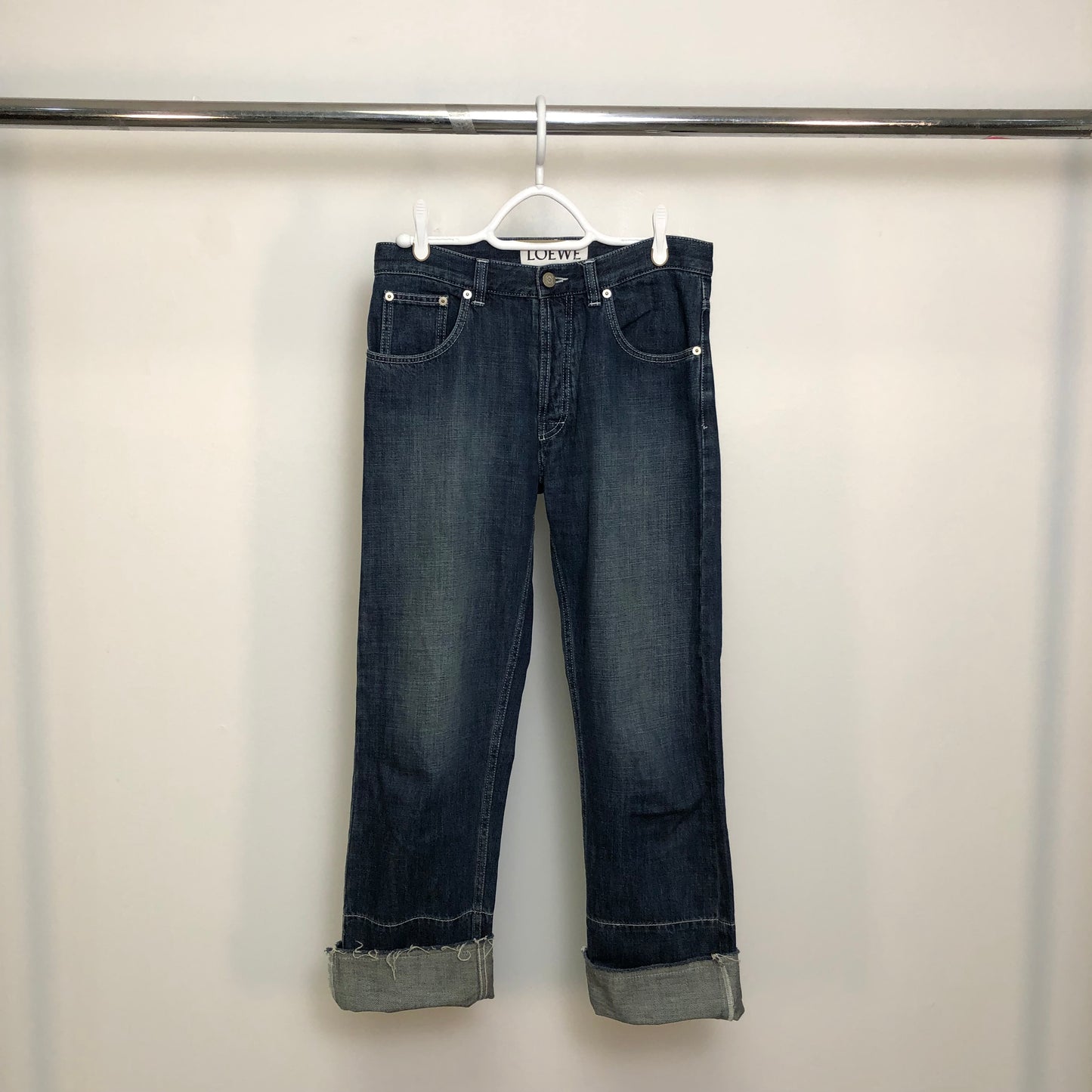 Loewe High-Rise Cropped Denim Jeans