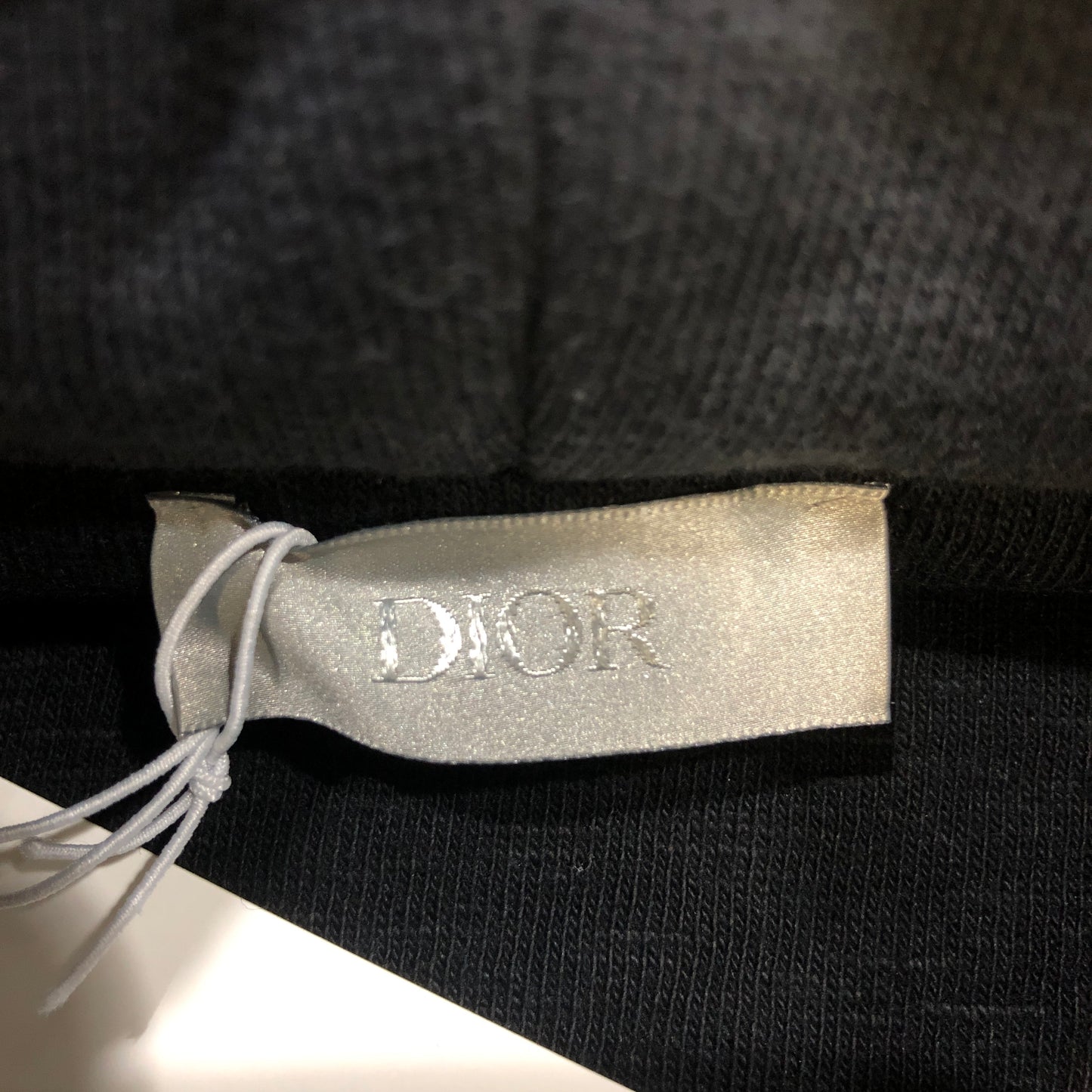 Christian Dior Black Logo Hoodie Size XXL