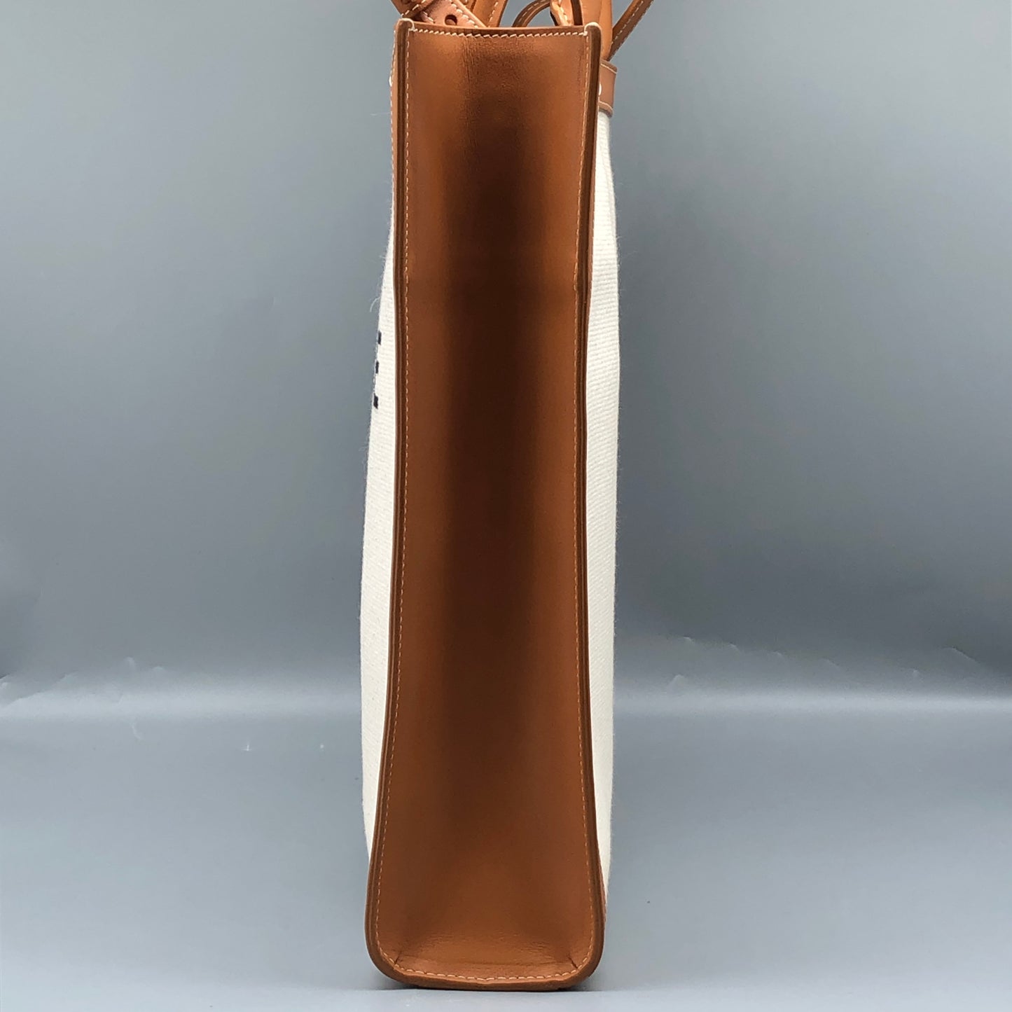 Celine Small Vertical Cabas Tote Bag Cream/Tan