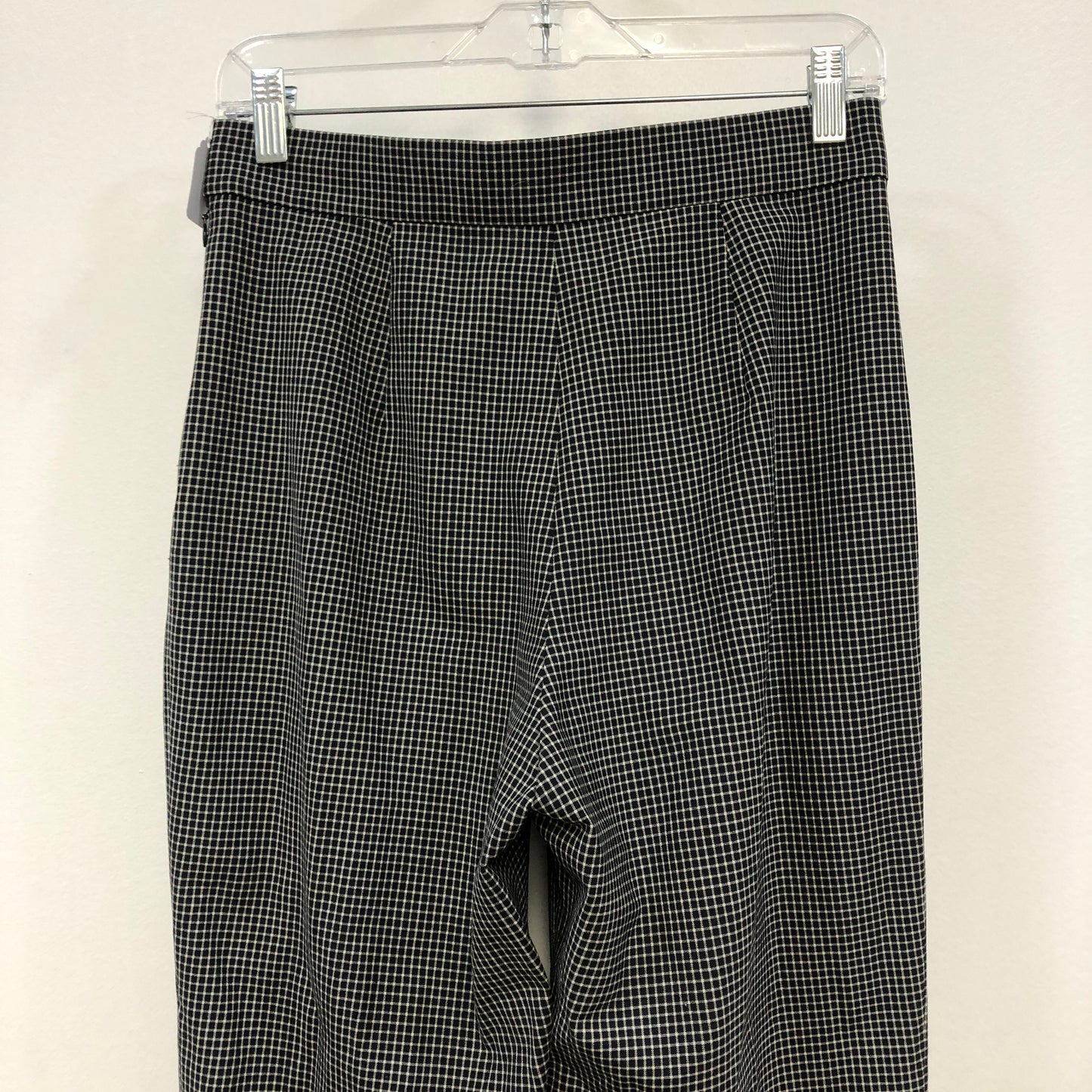 Balenciaga Checkered Tailored Trousers Size 38 White/Black