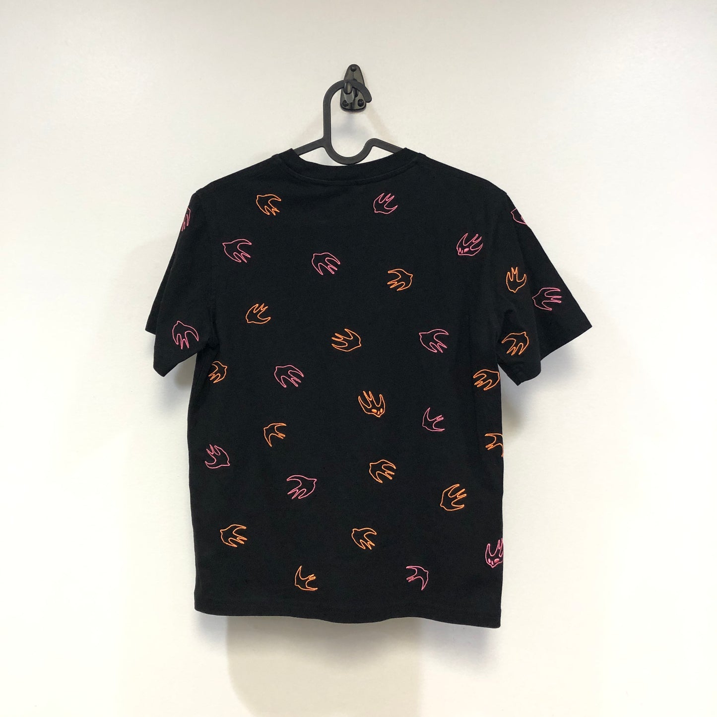 Alexander McQueen Black Printed Short Sleeve T-shirt Size S