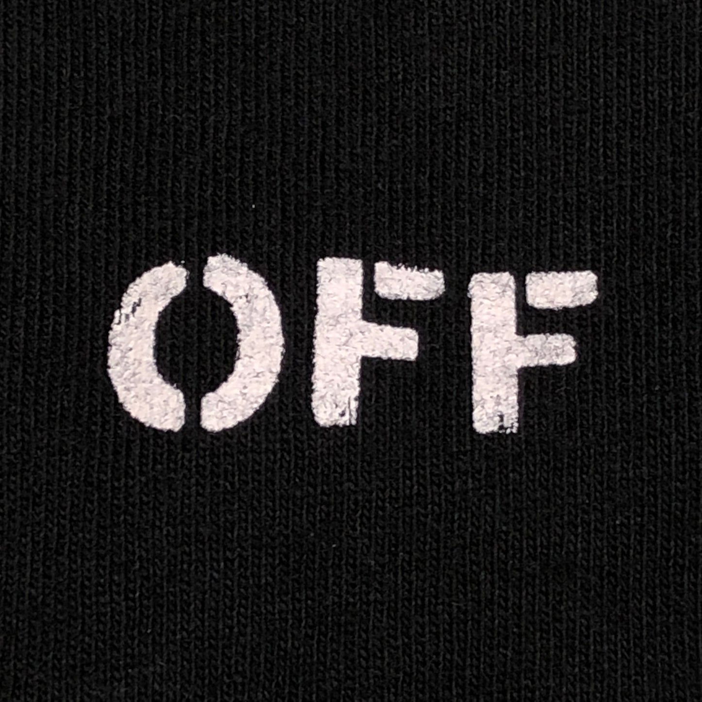 Off‑white Black Short Sleeve Graphic T‑Shirt Size S