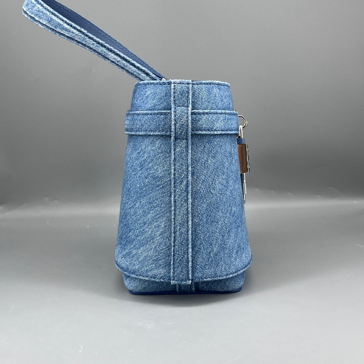 Givenchy Blue Denim Mini Bucket Shoulder Bag