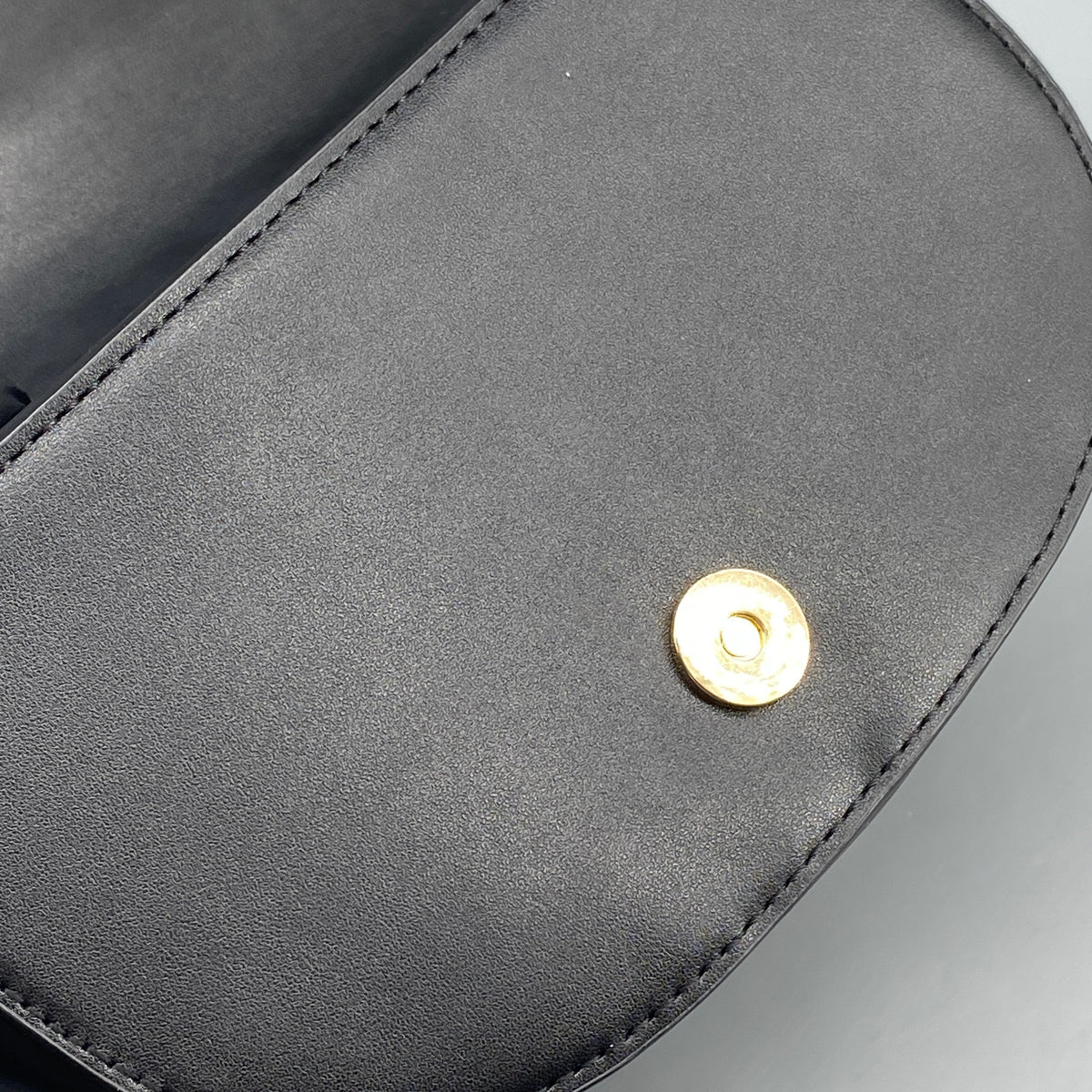 Versace Jeans Couture black saddle shoulder bag
