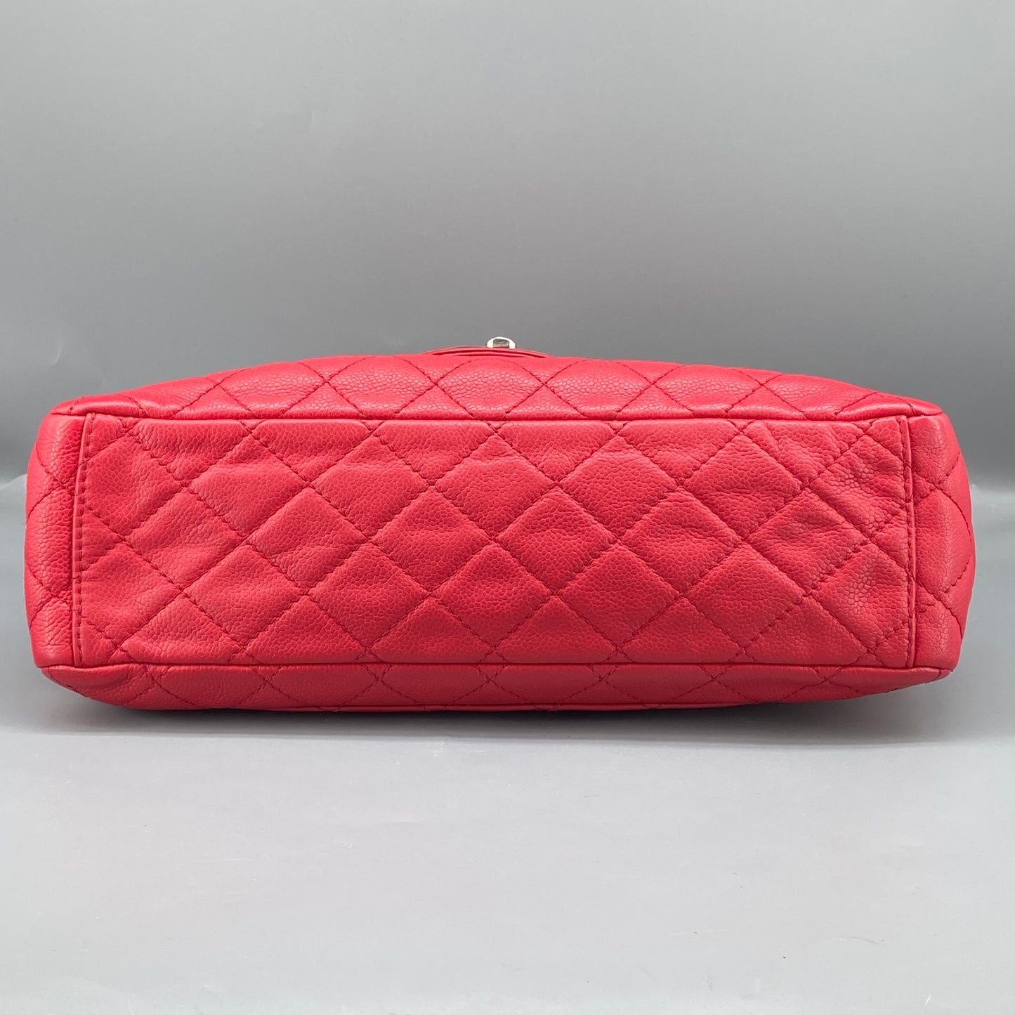 Chanel Classic Soft Red Quilted Leather Flap Shoulder Bag
