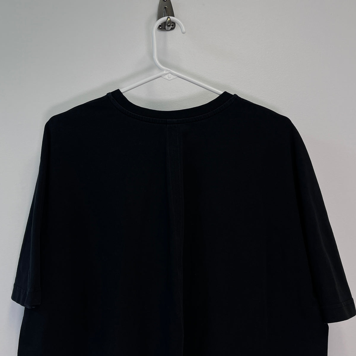 Balenciaga Black Oversized T-Shirt Dress Small Logo Size S