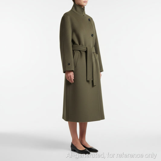 Lemaire Coat Size S Grey-Brown