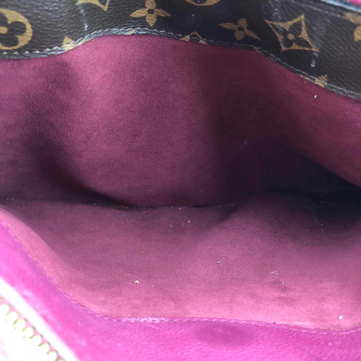 Louis Vuitton Monogram Pallas MM Handbag Brown