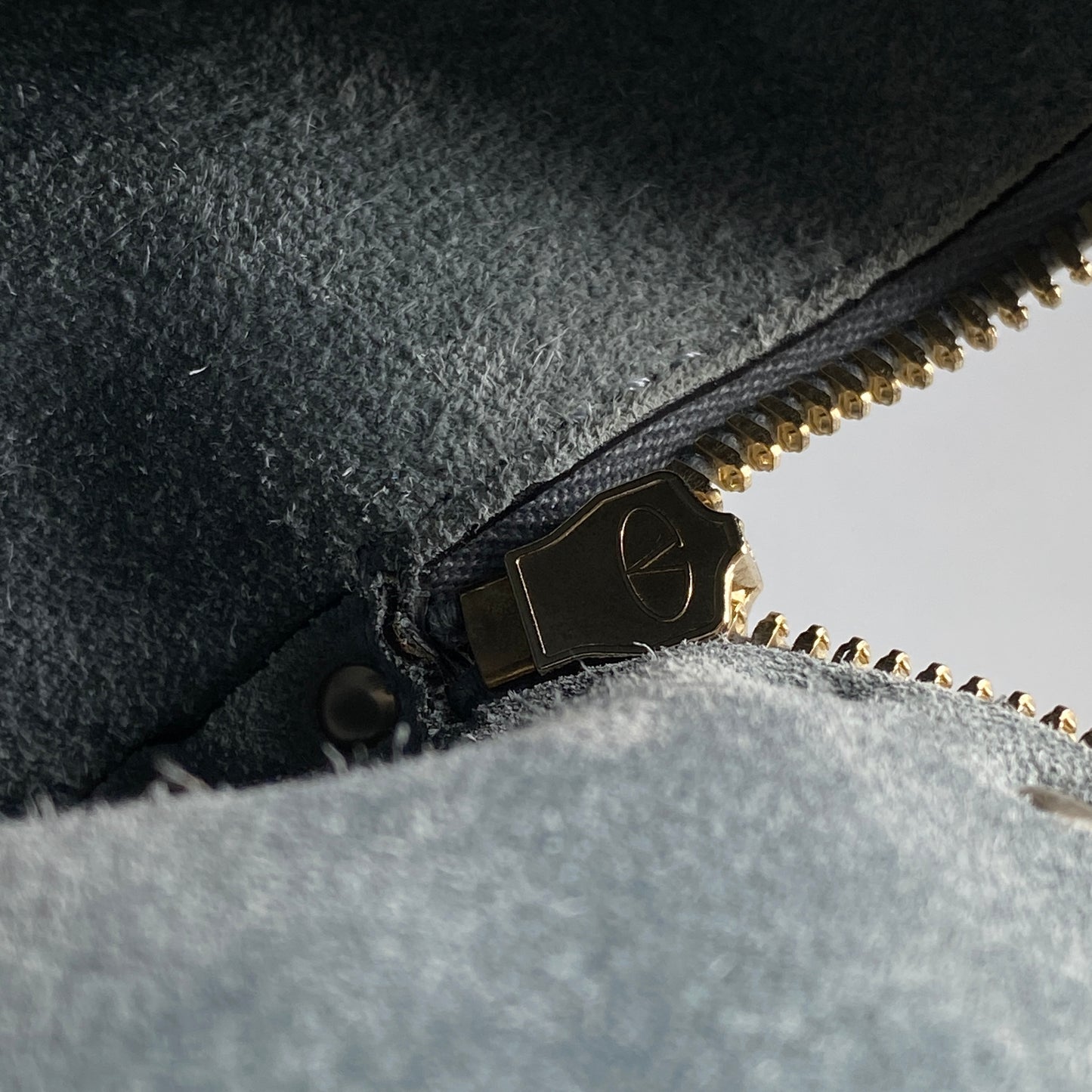 Valentino Slate Blue Rockstud Backpack