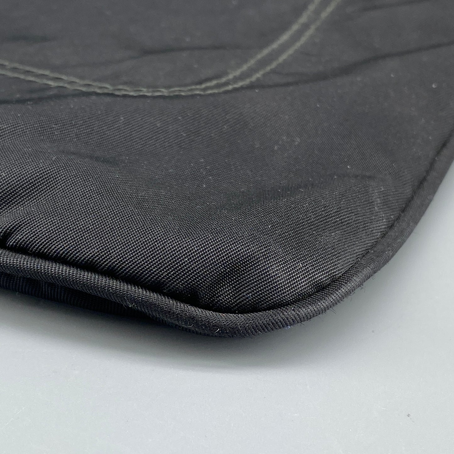 Prada Black Nylon Triangle Logo Crossbody Bag
