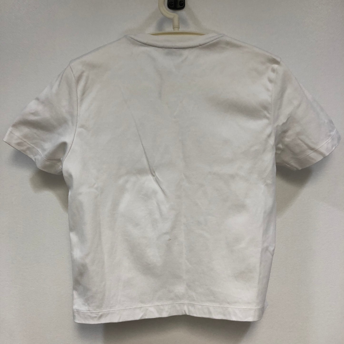 Fendi 3D Logo White Cotton Cropped T-Shirt S