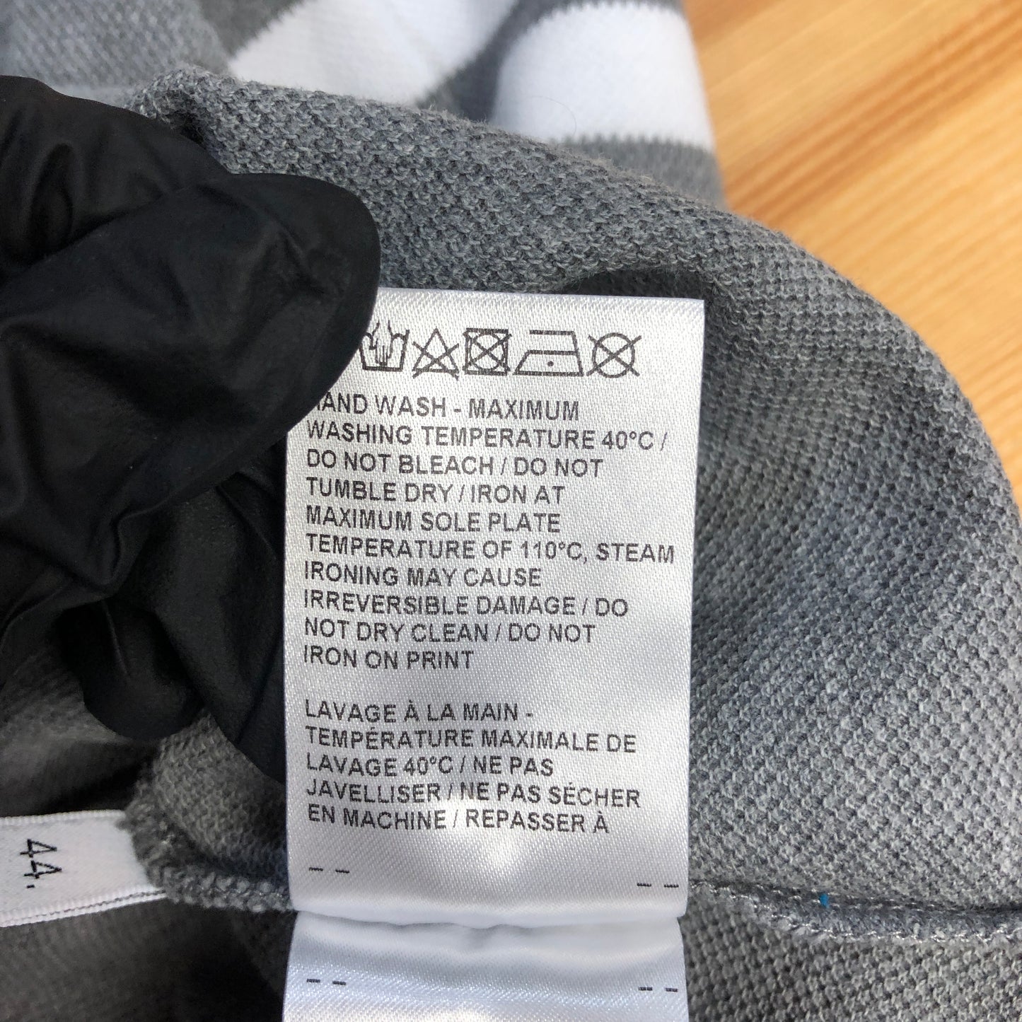 Thom Browne 4-Bar 2003 Long Sleeve Polo Shirt Size 44 Grey