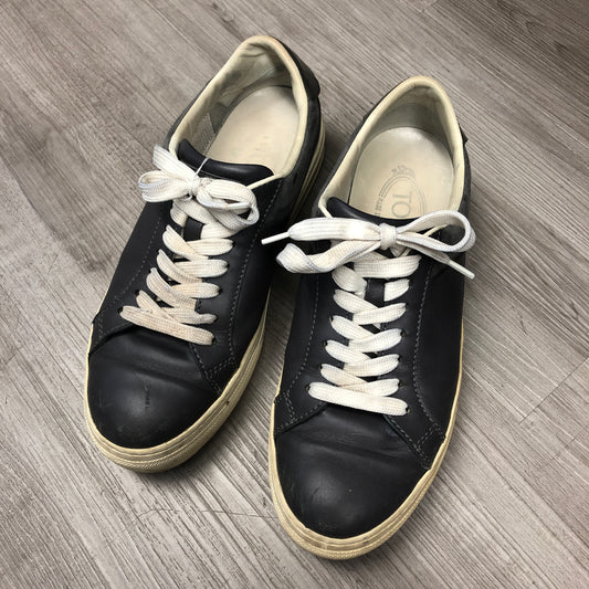 Tod's Women's grey Leather Sneakers Size 37.5