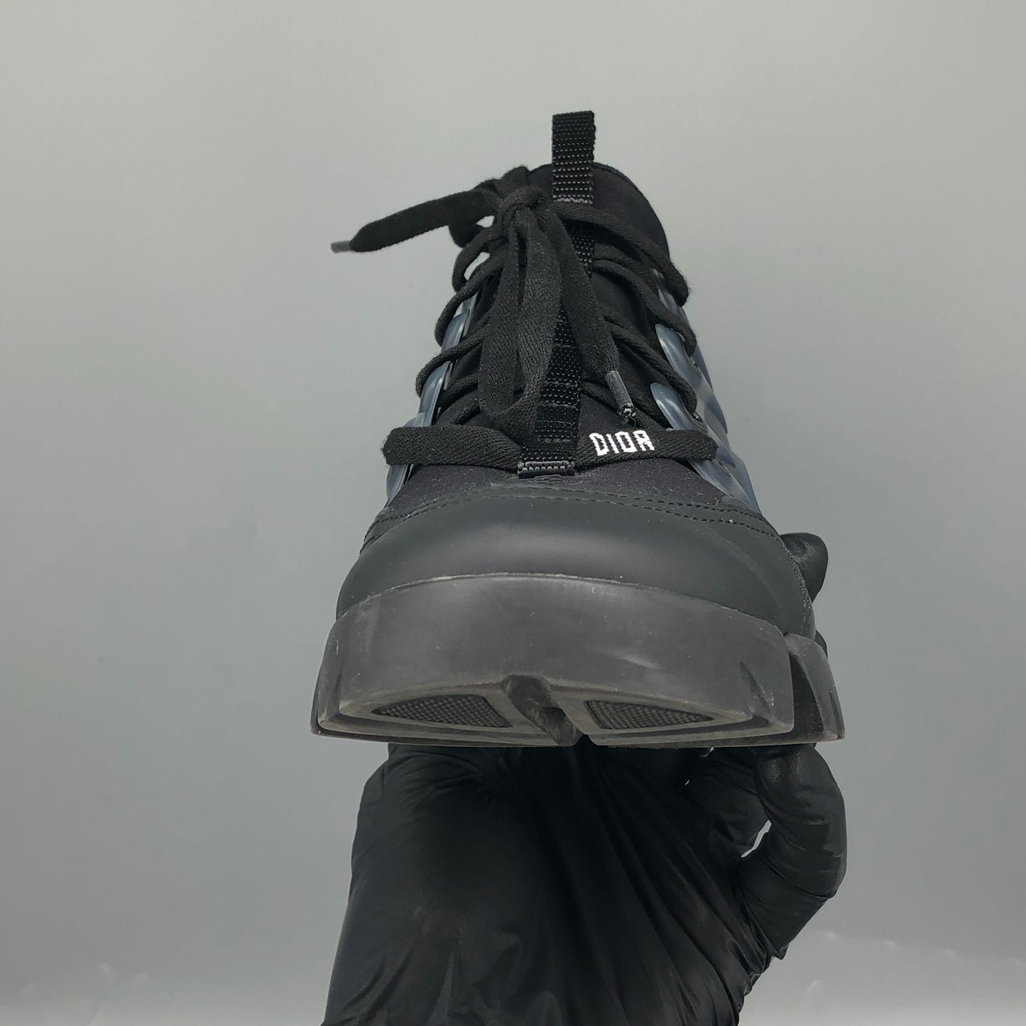 Christian Dior Women's D-Connect Technical Fabric Sneakers Size 36 All Black