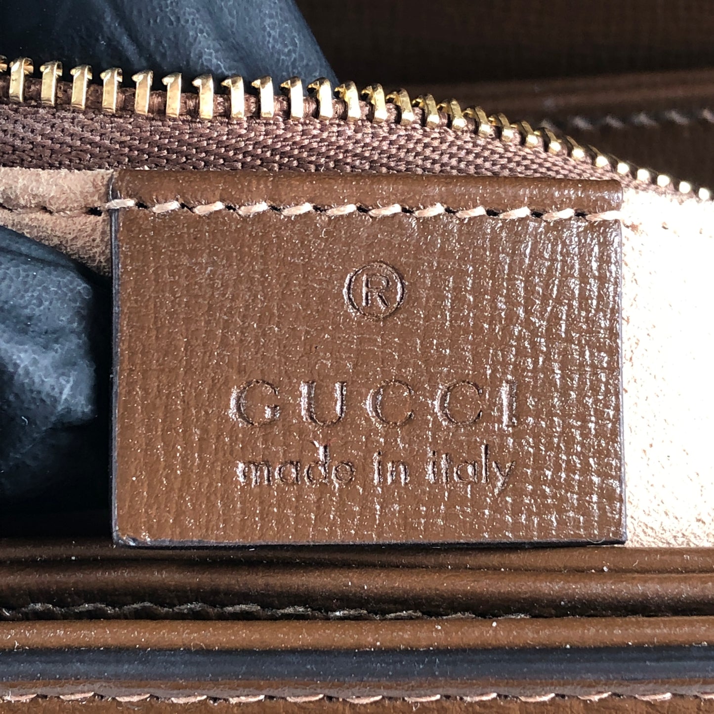 Gucci 1955 Horsebit GG Canvas Crossbody Bag Beige Caramel