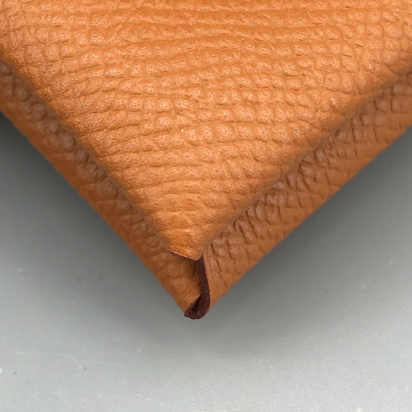 Hermes 2023 Caramel Calvi Card Holder