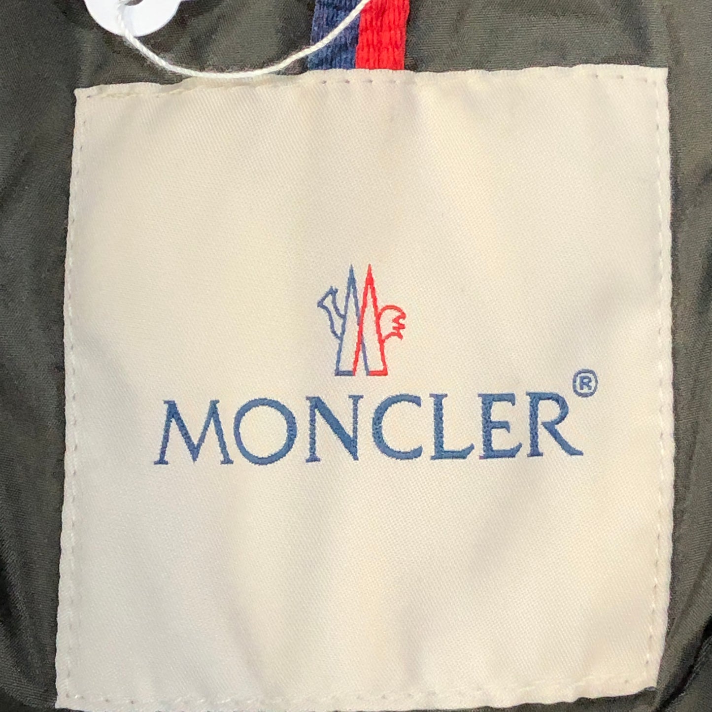 Moncler Dark Green Drawstring Waist Hooded Down Jacket Szie 00