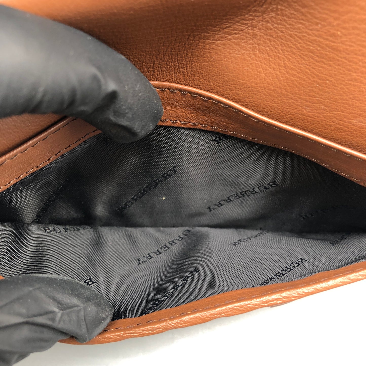 Burberry Beige/Brown Haymarket Check Long Wallet