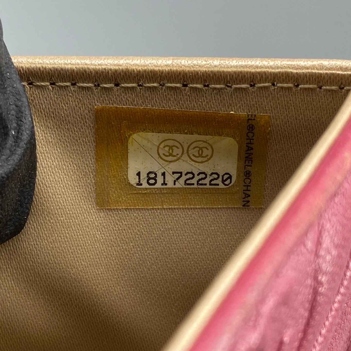 Chanel Pink Camellia Embossed Leather Flap Wallet