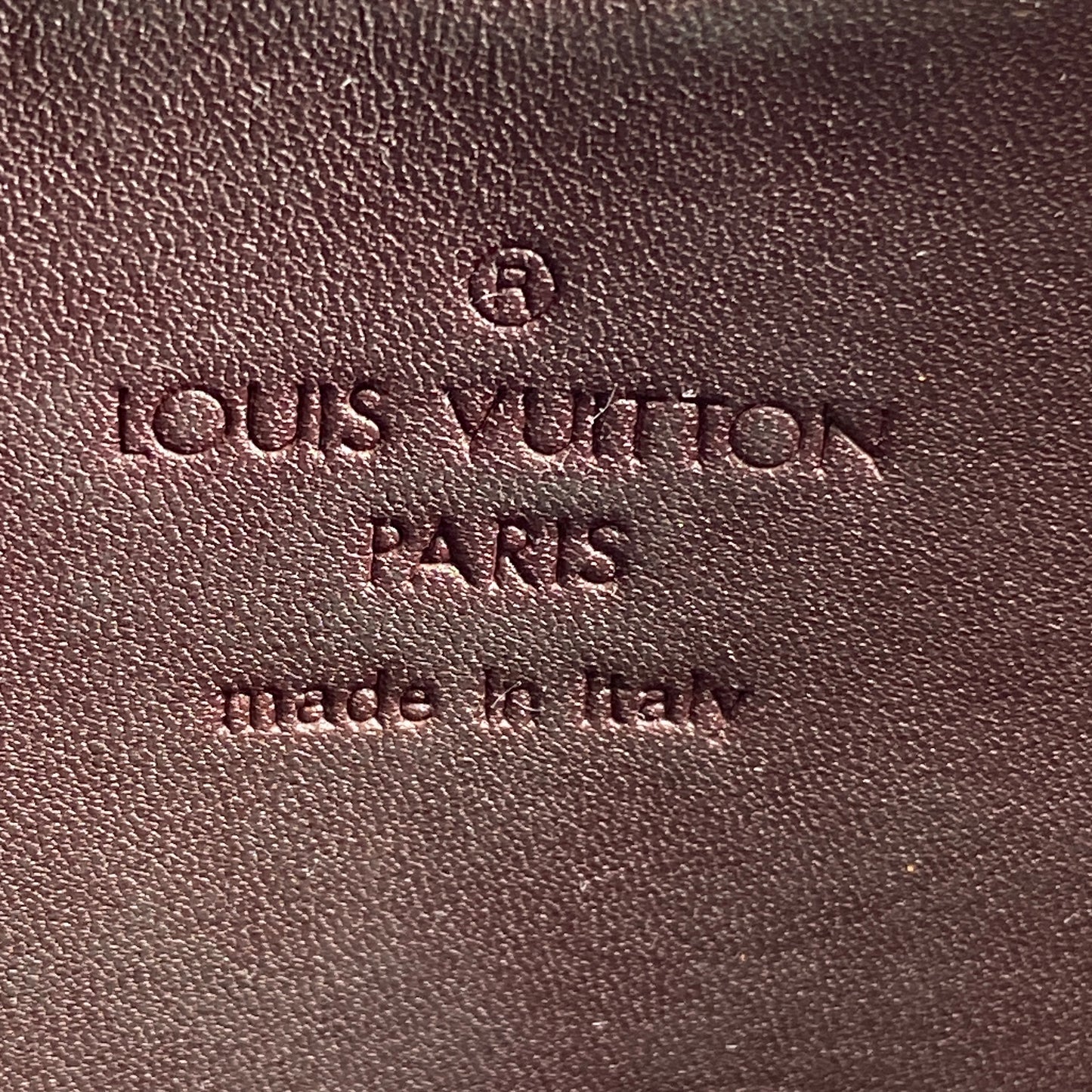 Louis Vuitton Deep Purple Monogram Vernis Heart Zip Coin Purse