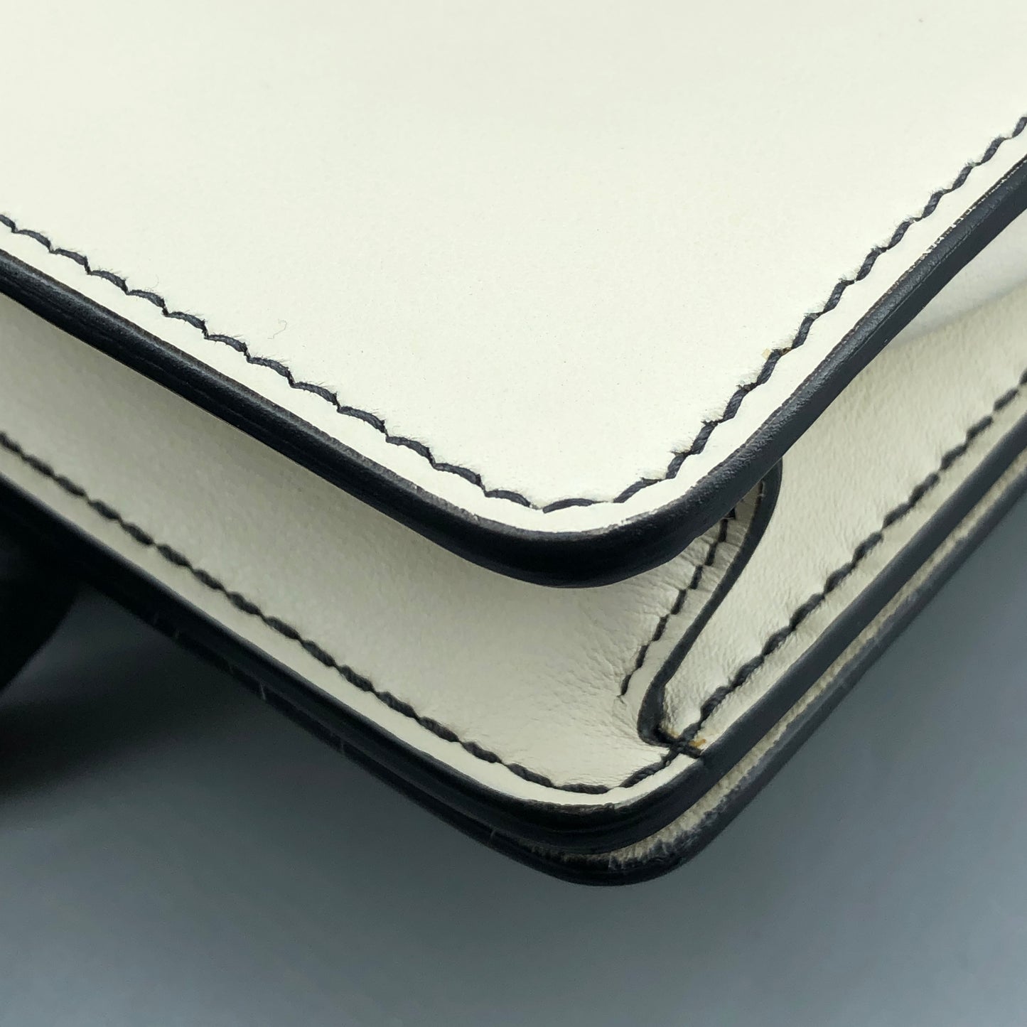 Christian Dior White Smooth Leather J'ADIOR Flap Chain Shoulder Bag