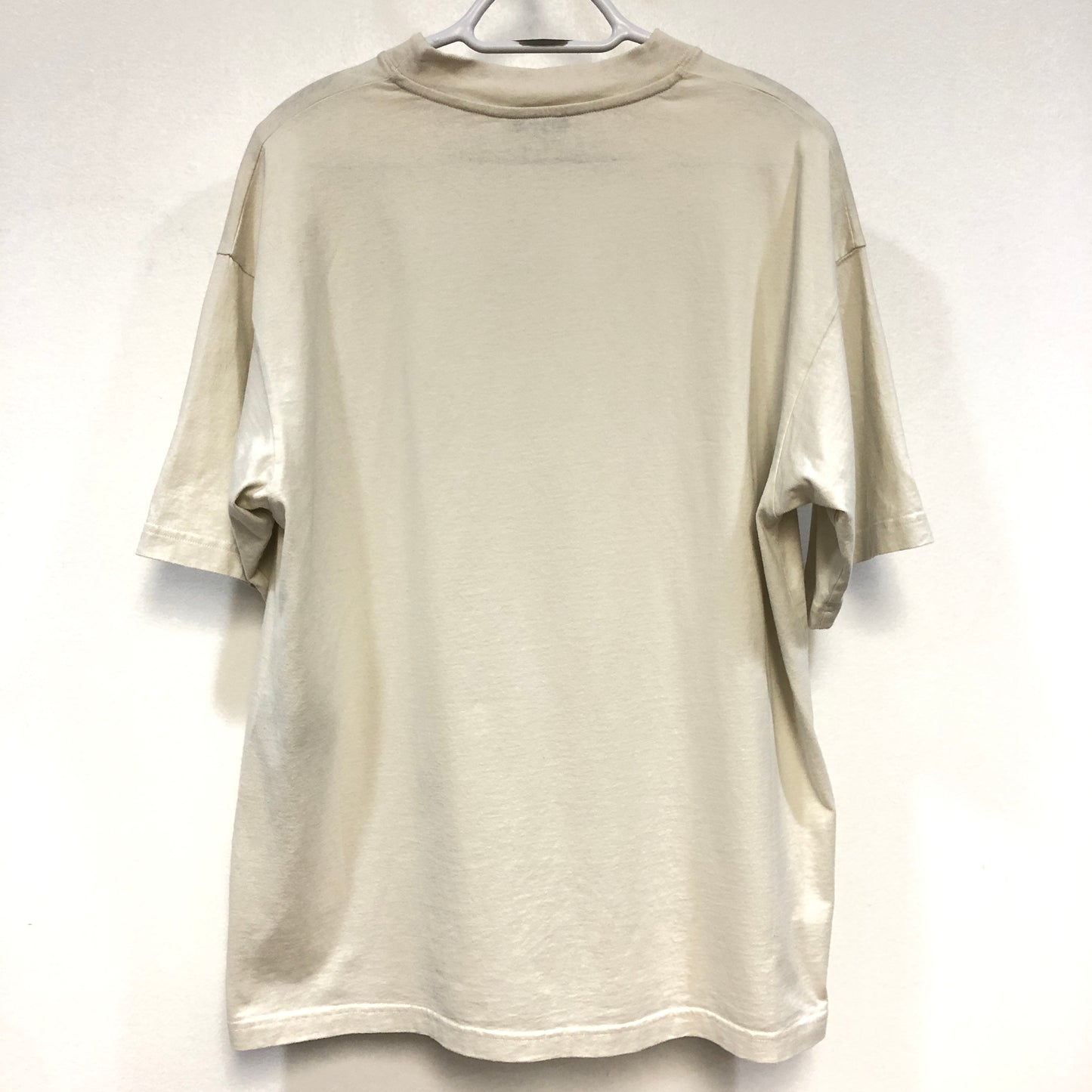 Balenciaga Cream Logo Short Sleeve T-Shirt Size XS