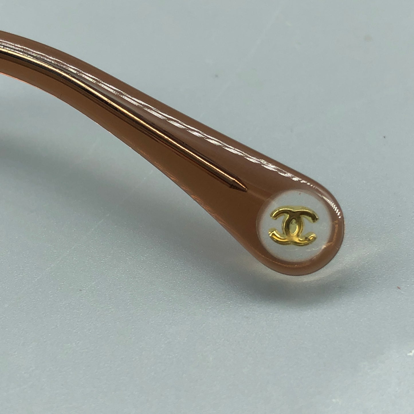Chanel Round Milk Tea Brown Sunglasses 140mm