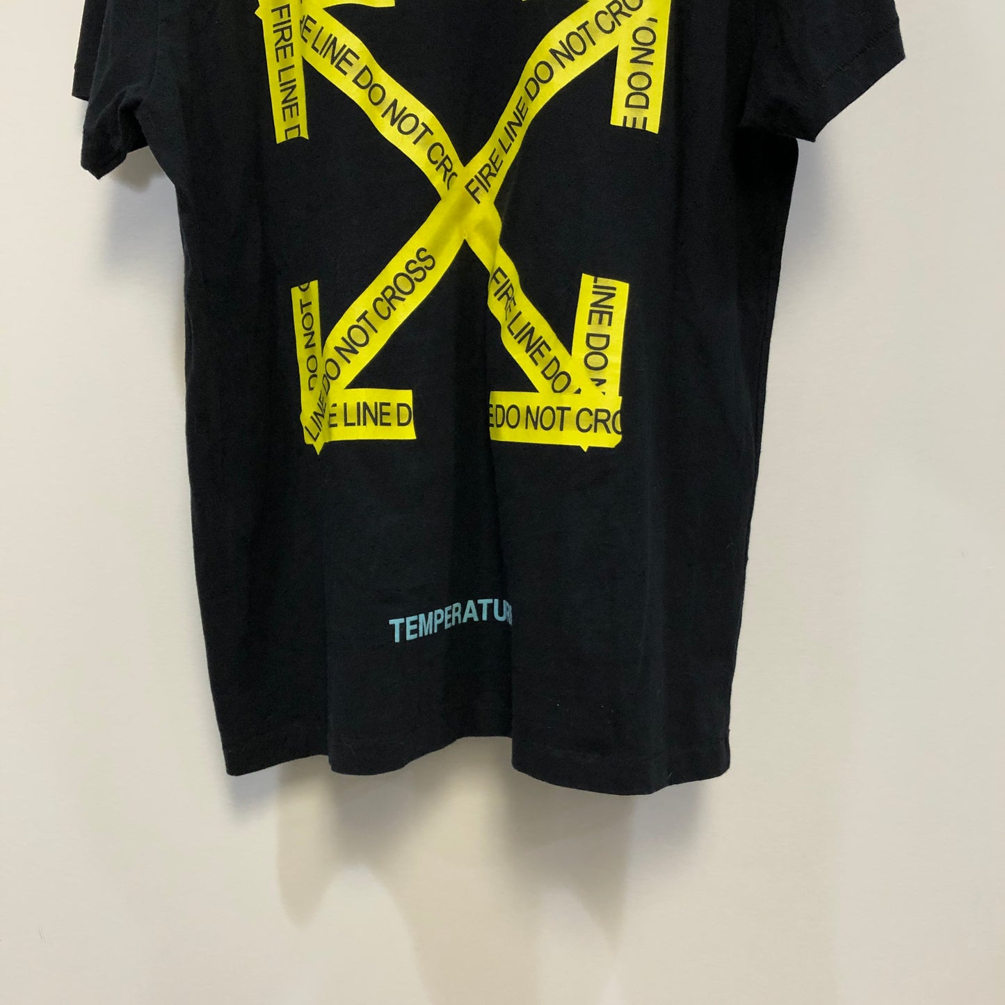 Off‑white Black Short Sleeve Graphic T‑Shirt Size S