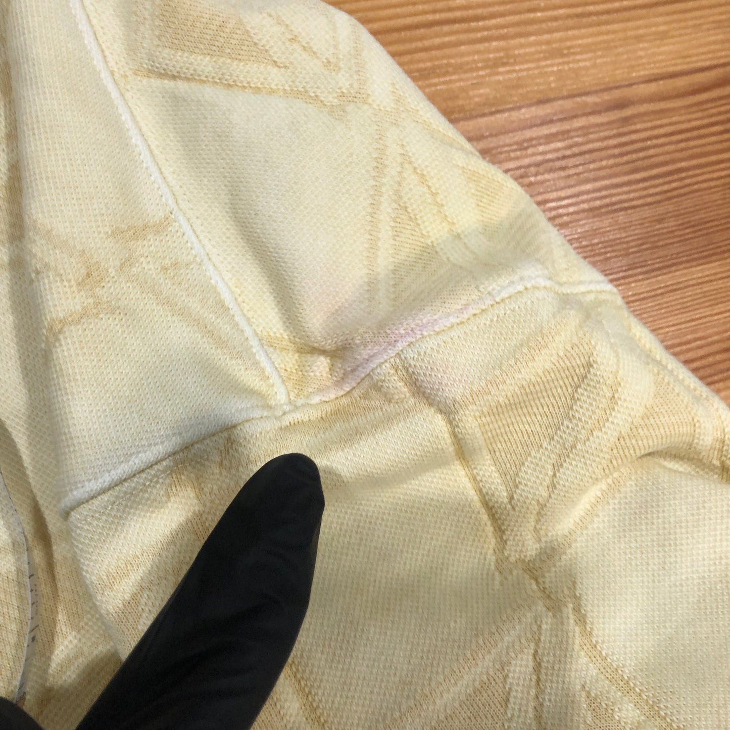 We11done Jacquard Hoodie Size L Yellow