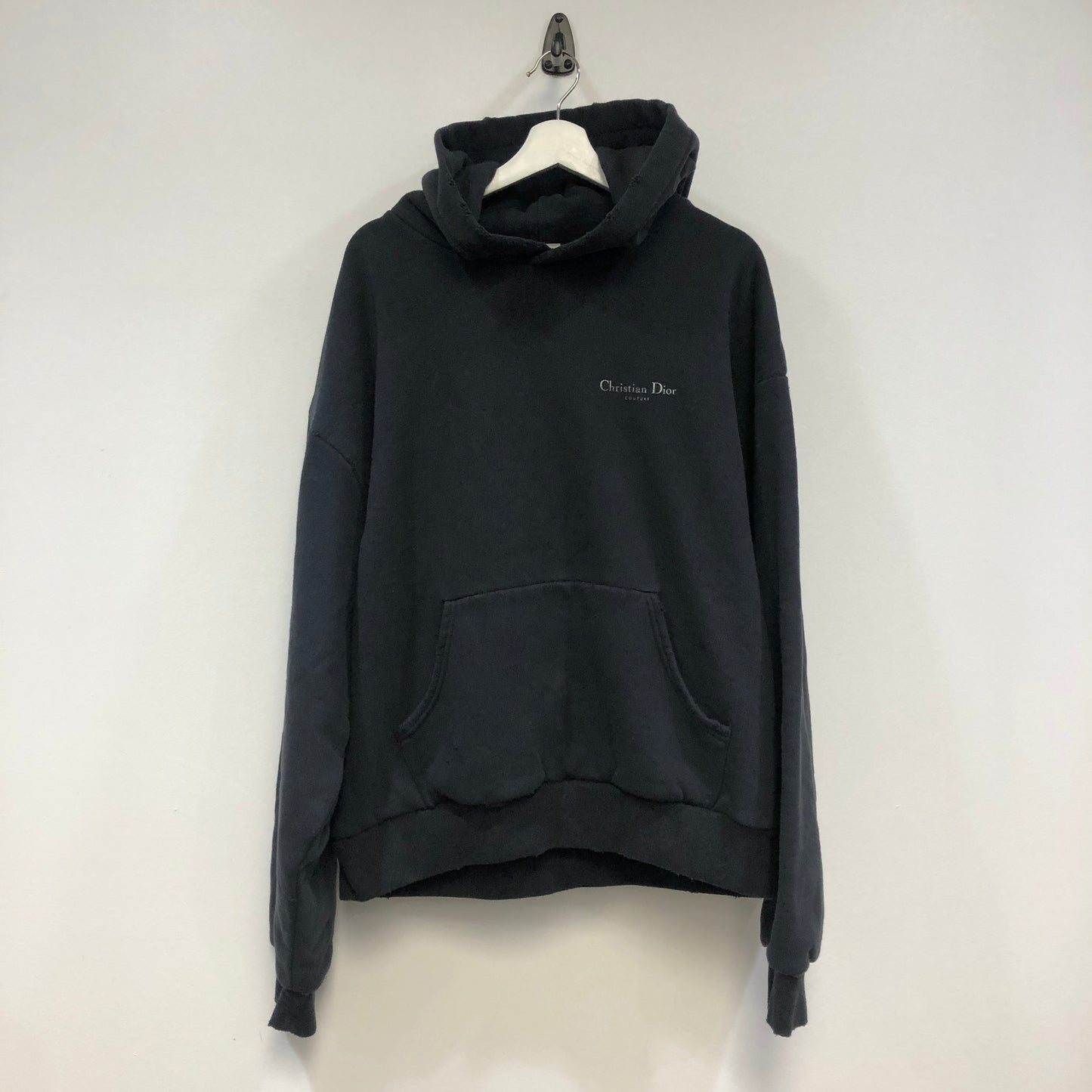 Christian Dior Black Logo Hoodie Size XXL