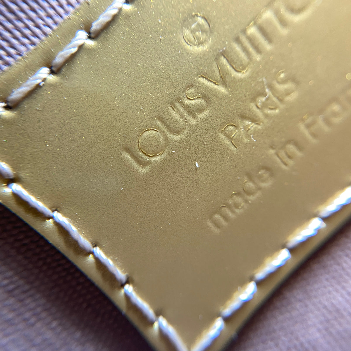 Louis Vuitton Monogram Vernis Deesse Gold Handbag