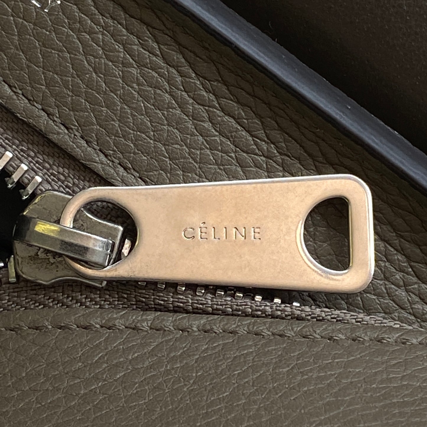 Celine Trapeze Medium Taupe Leather Suede Wing Bag