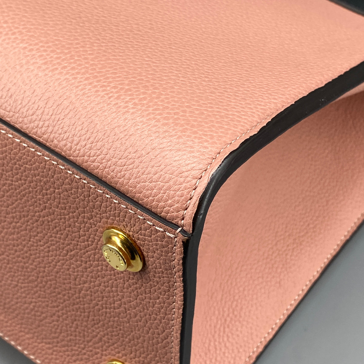 Louis Vuitton City Steamer MM Handbag Pink Black