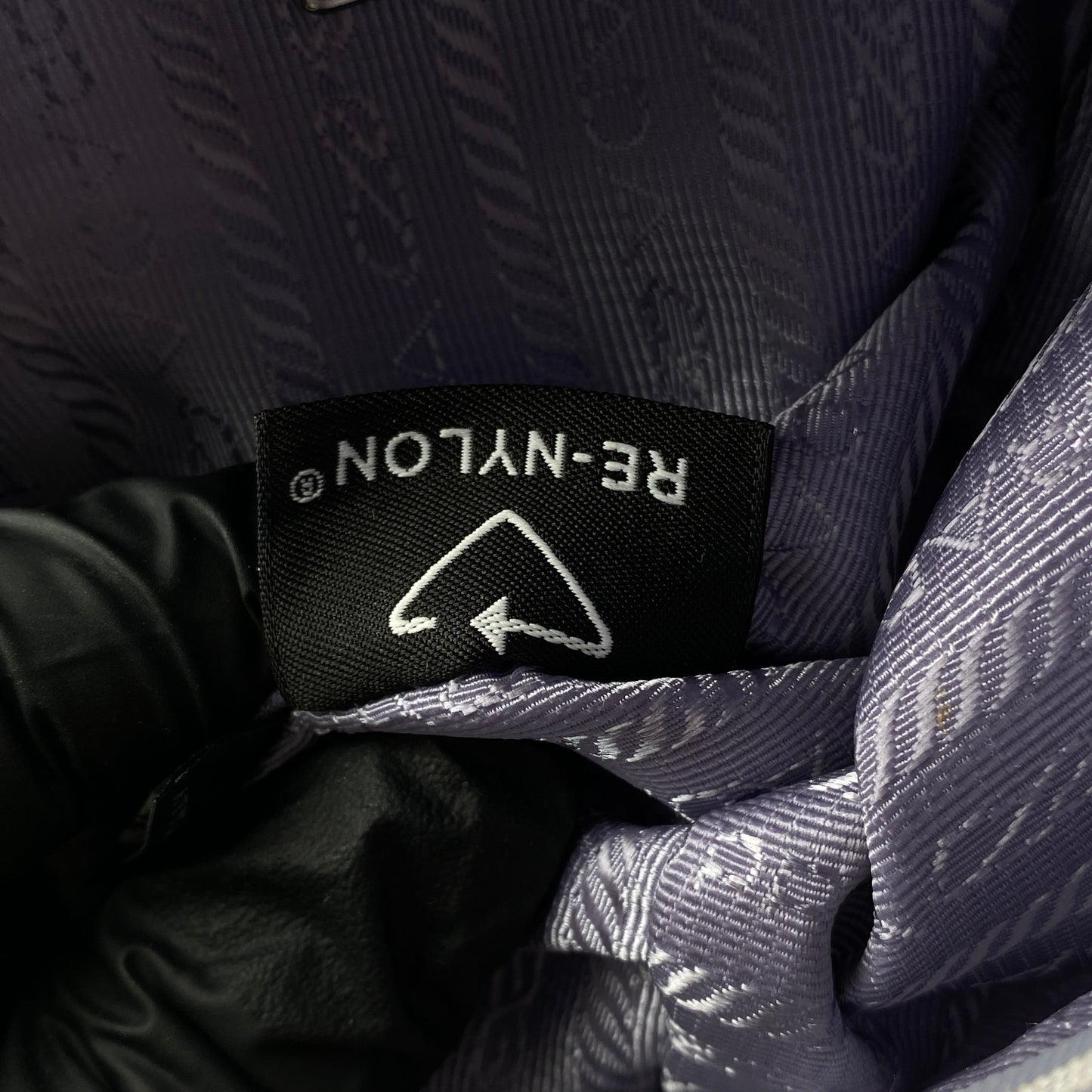 Prada Light Purple Re-Nylon Hobo Shoulder Bag
