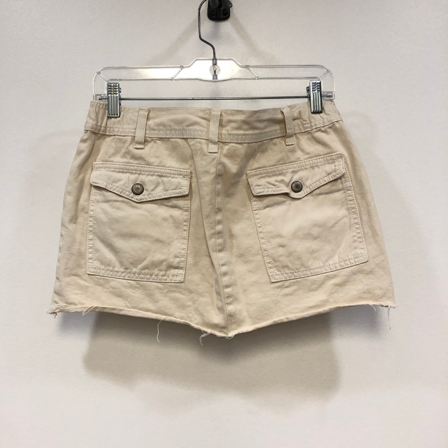 J. Galt Beige Cargo Mini Skirt Size S