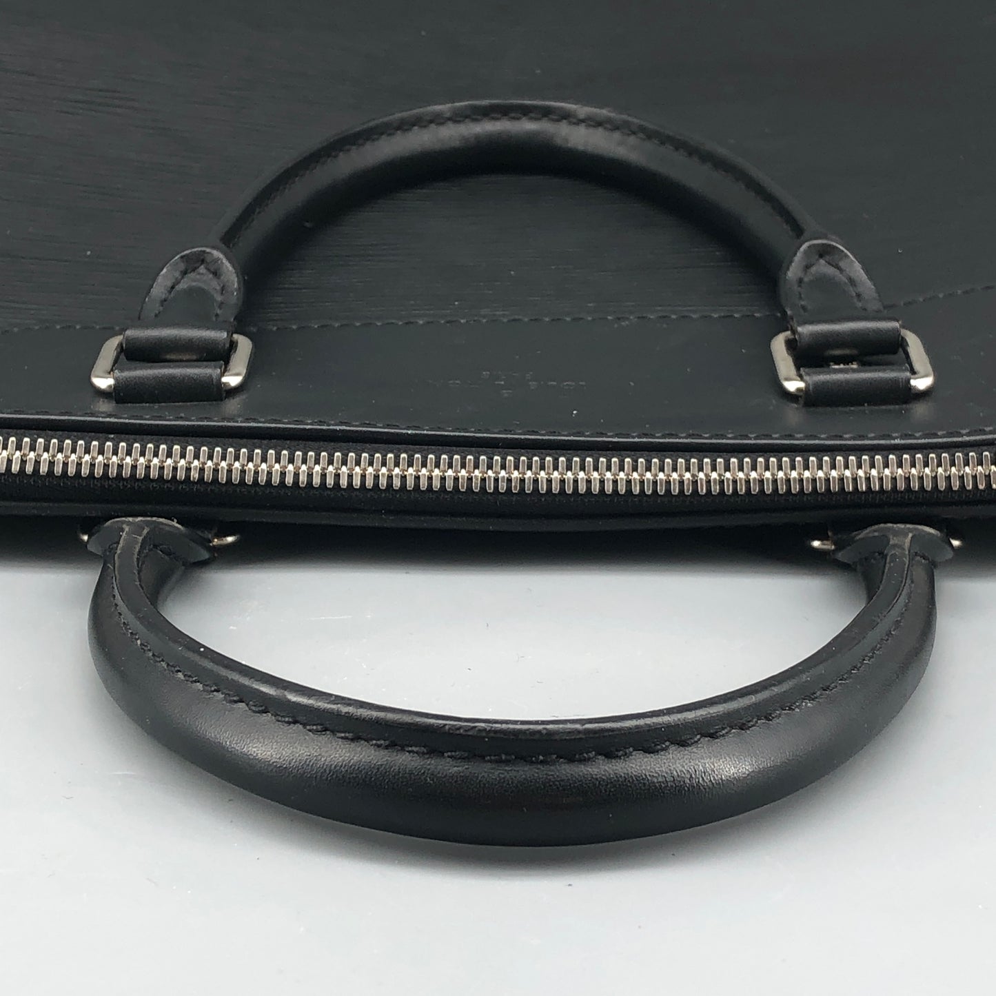 Louis Vuitton Epi Leather Business Briefcase Handbag Black