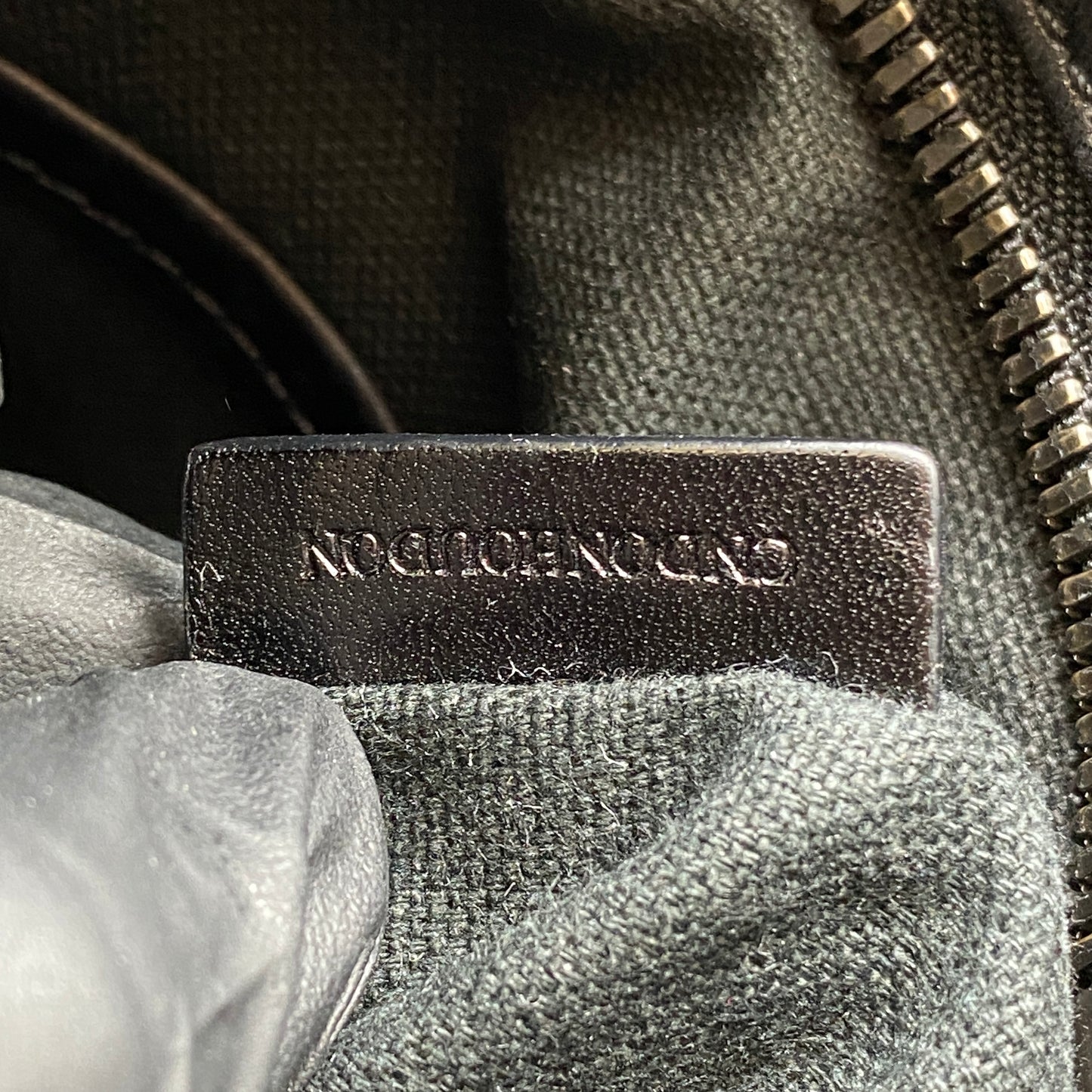 Burberry Black Check Crossbody Messenger Bag