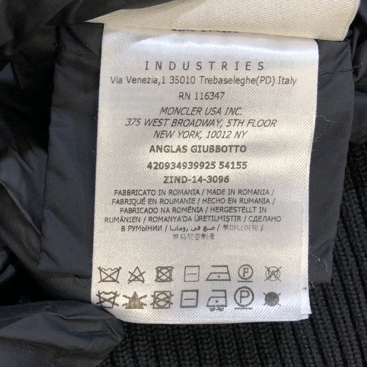 Moncler Oliver Green Down Coat size 1