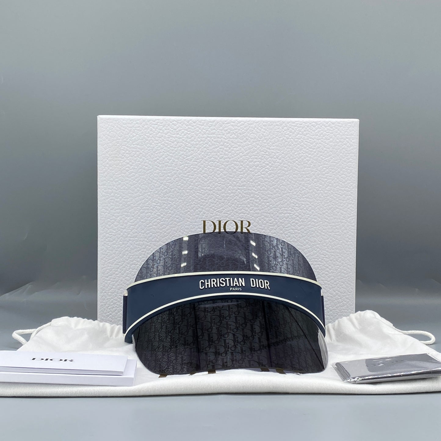 Christian Dior Navy Logo Visor