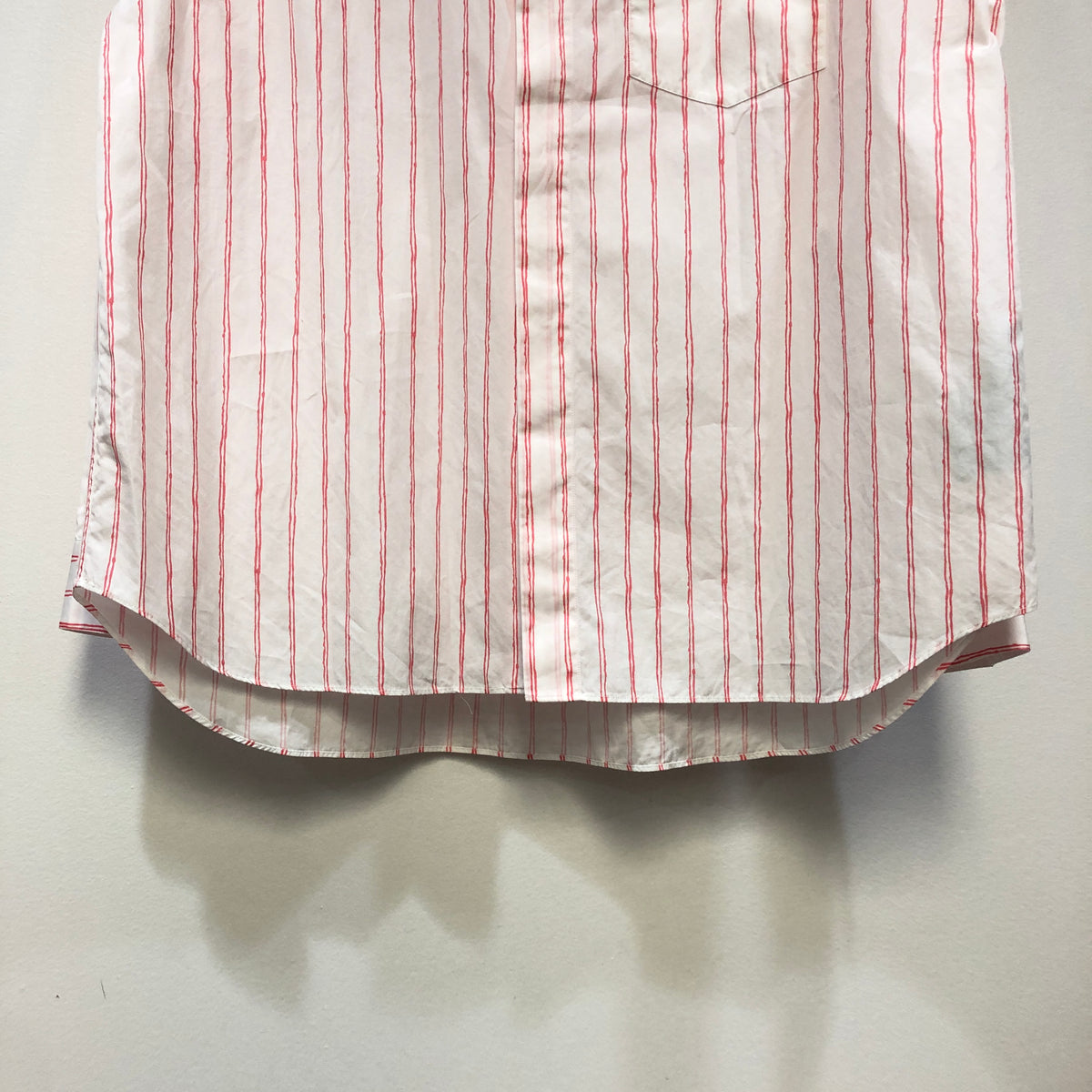 Christian Dior And HYLTON NEL Oversized Pink White Shirt size 39