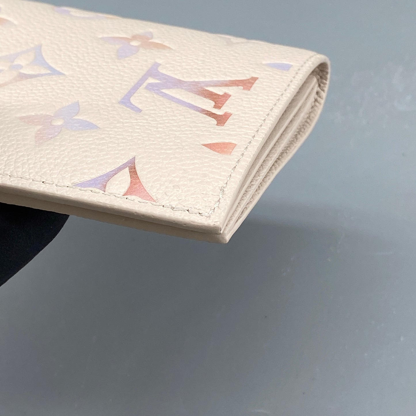 Louis Vuitton Cream Monogram Passport Holder