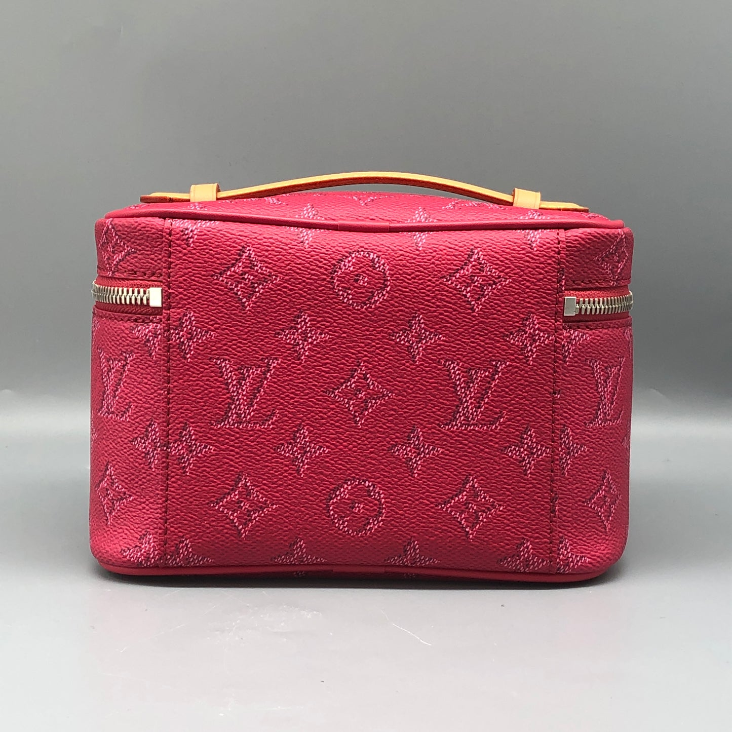 Louis Vuitton Nice Mini Monogram Empreinte Pink Vanity Case Bag