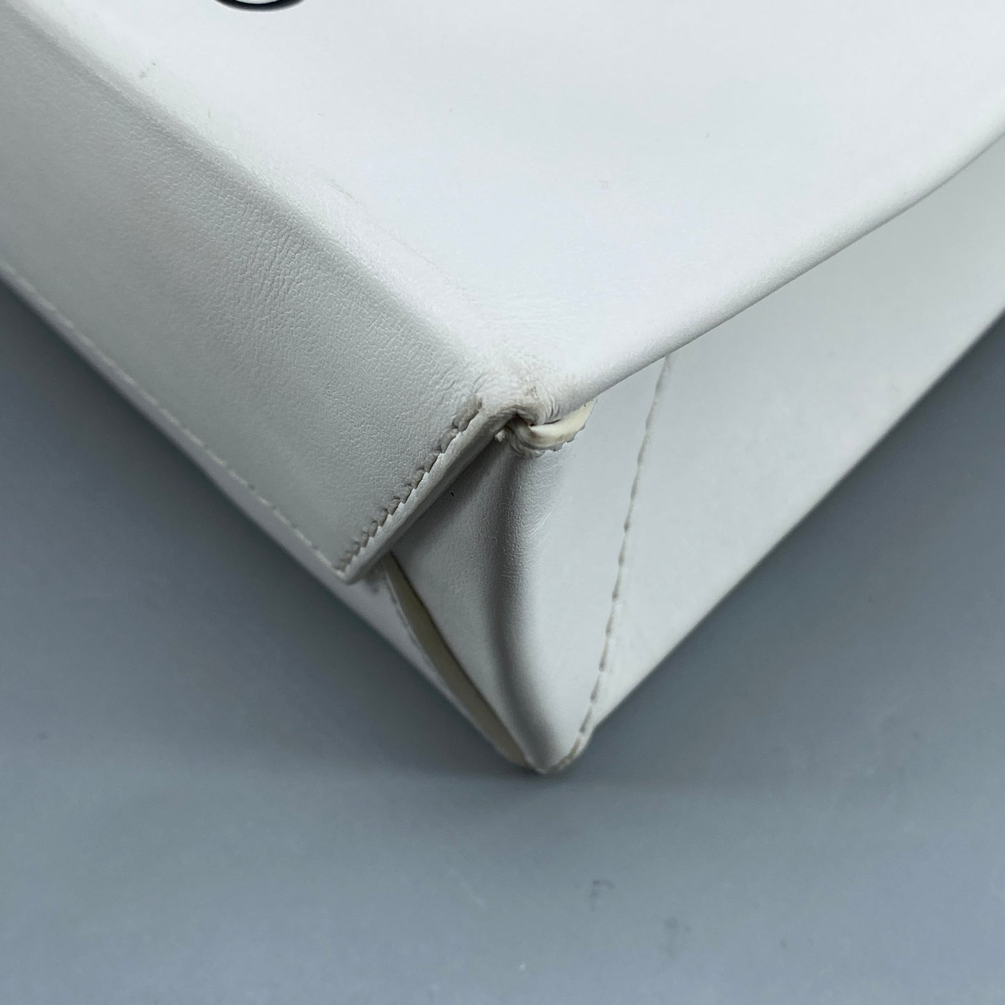 Moschino White Logo Mini Tote Crossbody Bag