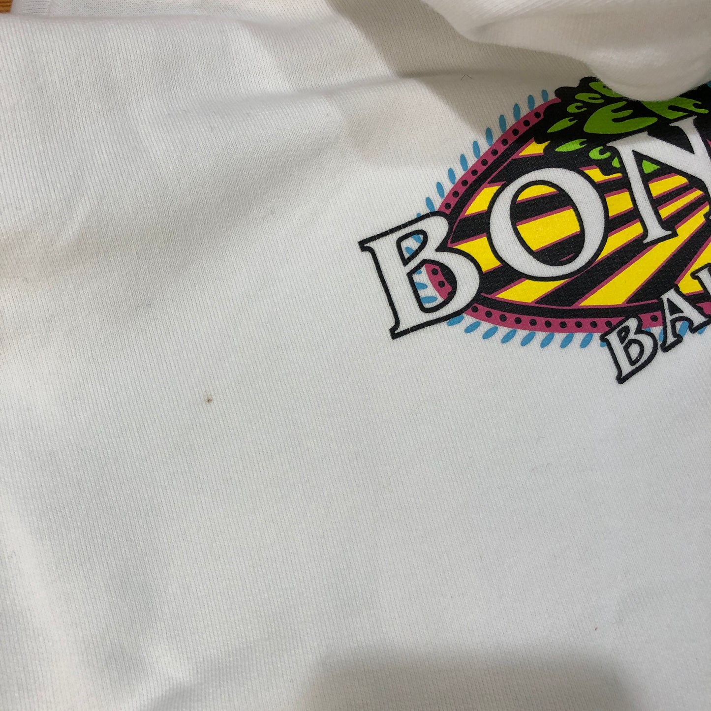 Balenciaga Eiffel Tower Bonjour Logo White Cotton Oversized Hoodie Size S
