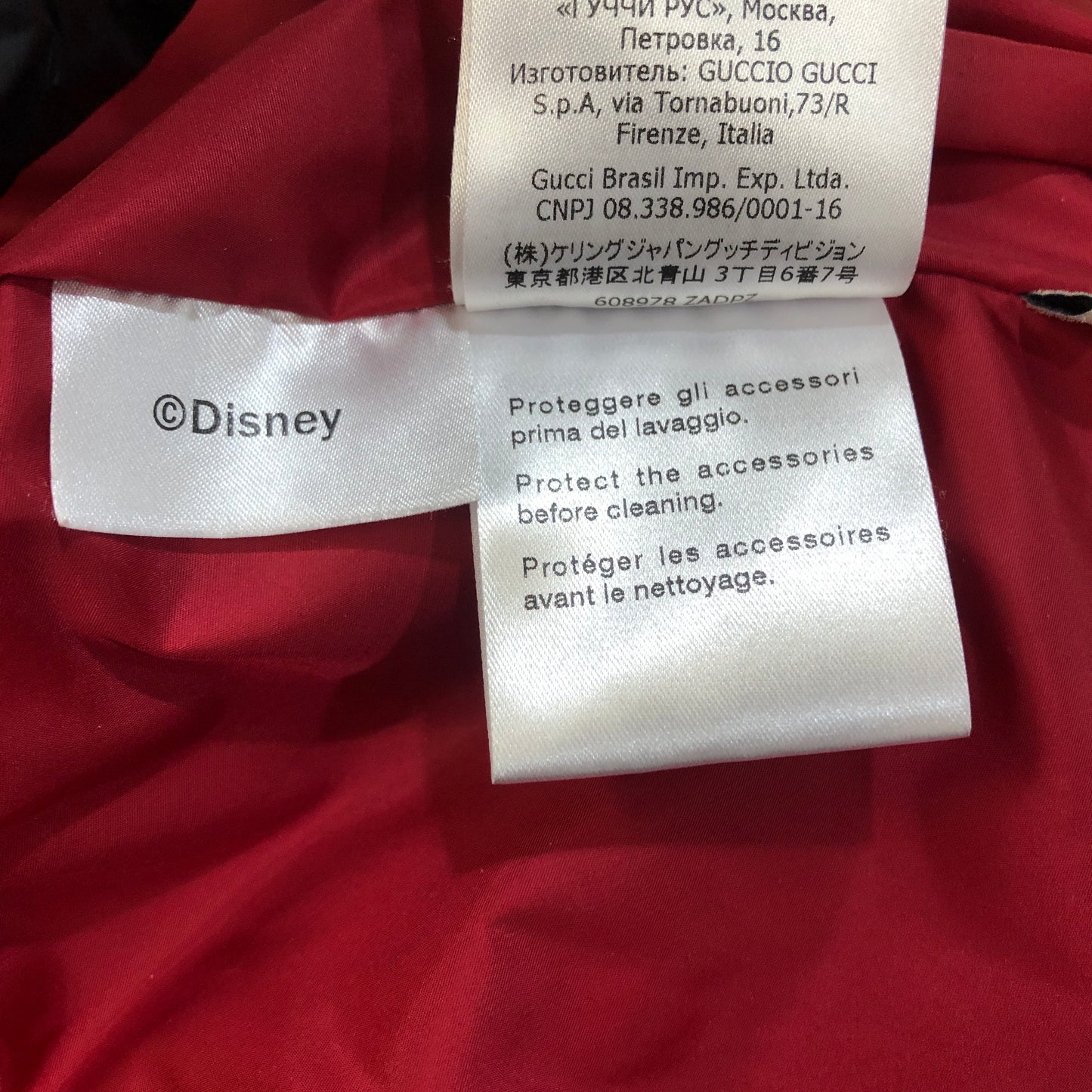 Gucci × Disney Mickey Detachable Sleeve Quilted Puffer Jacket Blue Size 42
