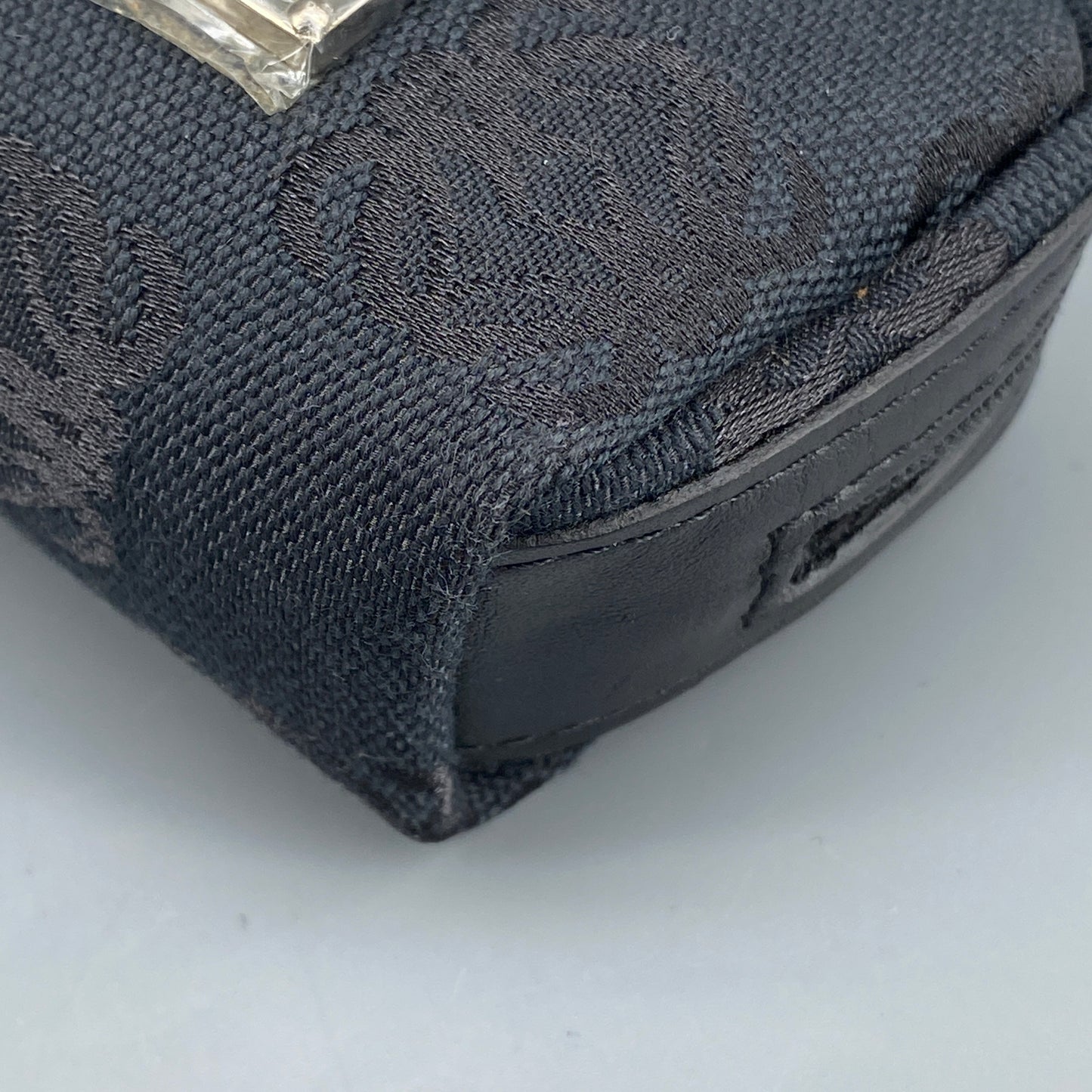 Loewe Black Anagram Jacquard Mini Zip Coin Pouch
