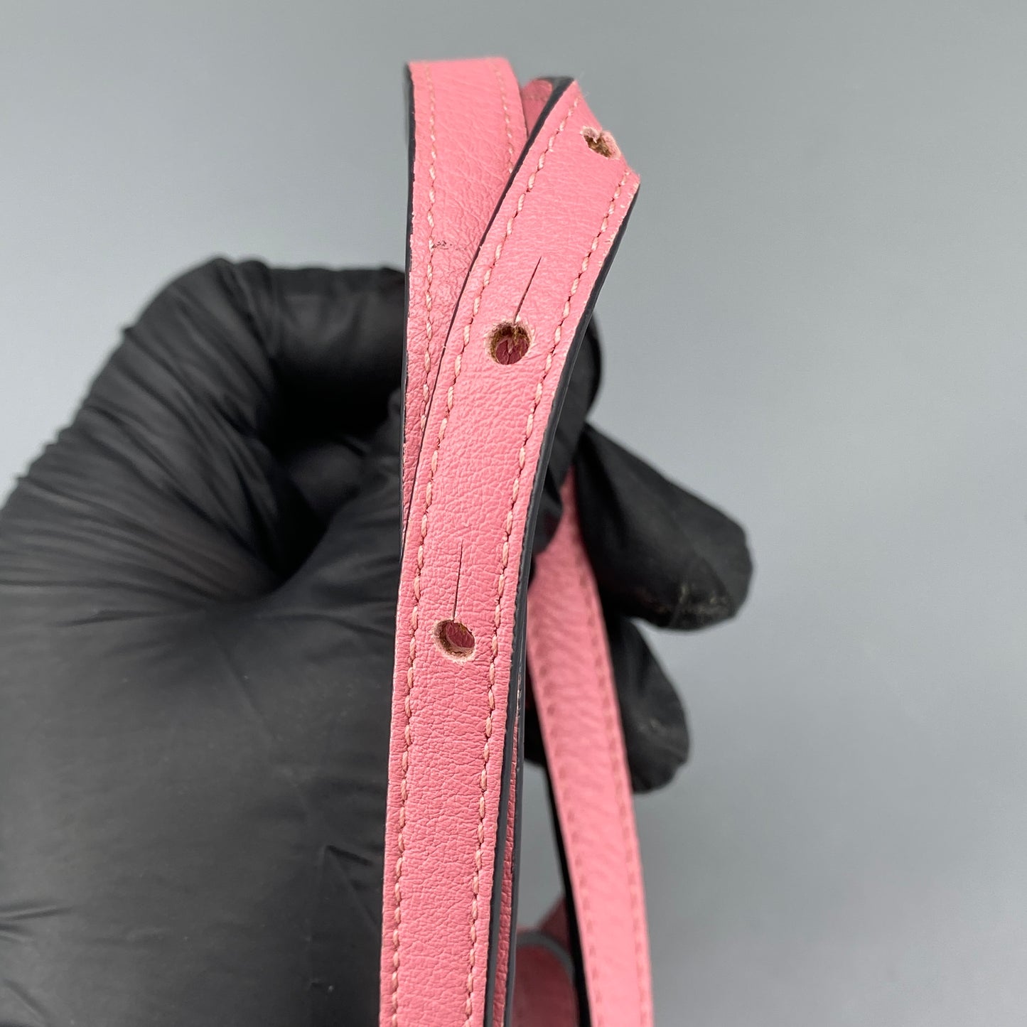 Loewe Pink Leather Elephant Crossbody Bag